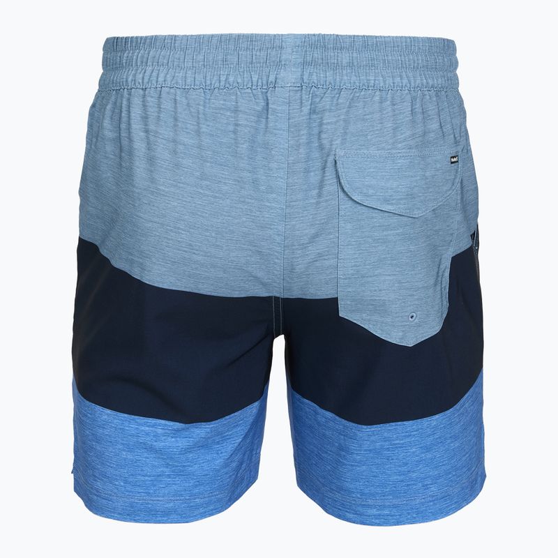 Costume da bagno uomo Hurley Color Blocked Volley Swim Short Baby Blue 2