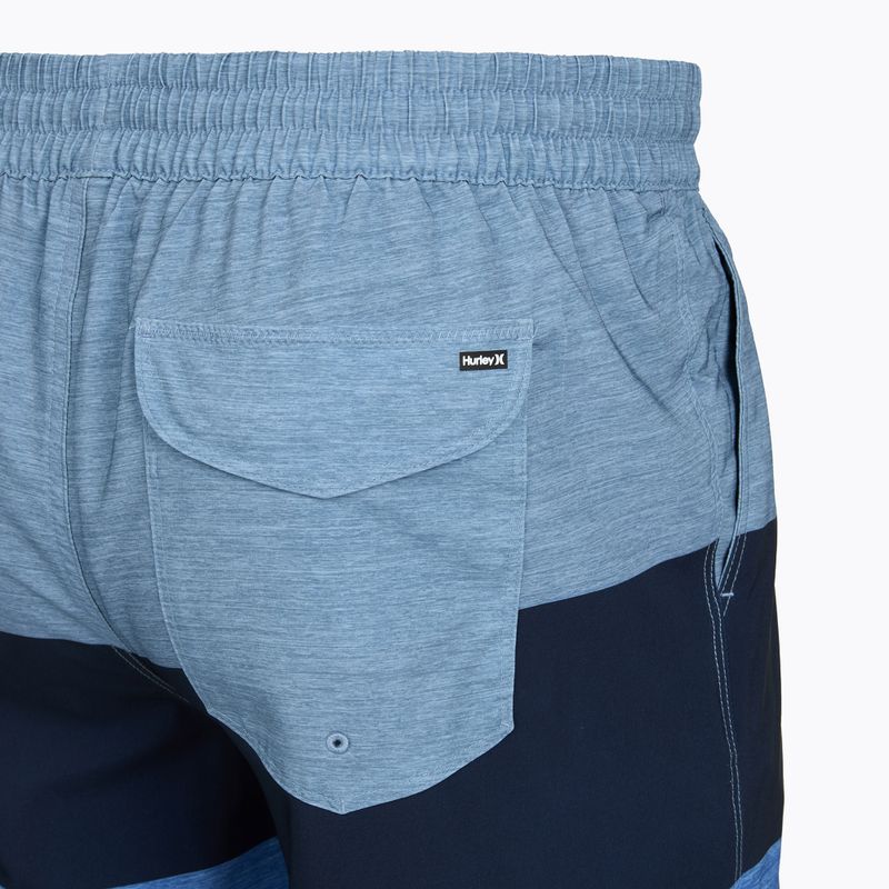 Costume da bagno uomo Hurley Color Blocked Volley Swim Short Baby Blue 4