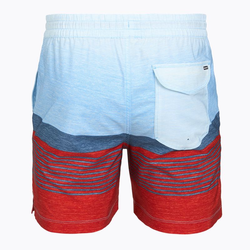 Costume da bagno uomo Hurley Epic Ombre Volley Swim Short Noise Aqua 2