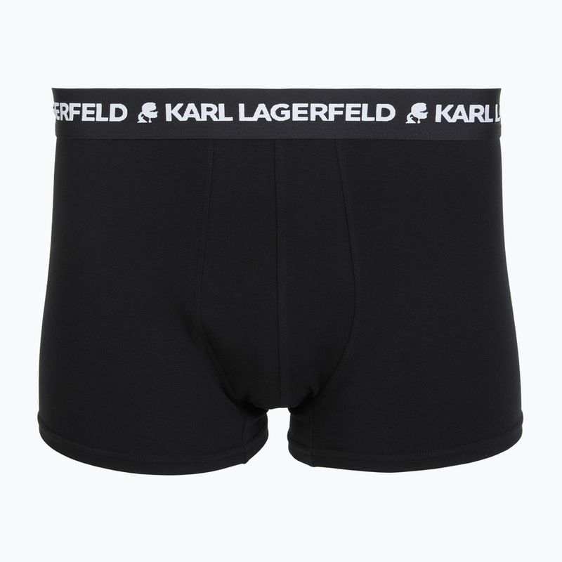 Boxer da uomo KARL LAGERFELD Logo Trunk 7 paia black 2