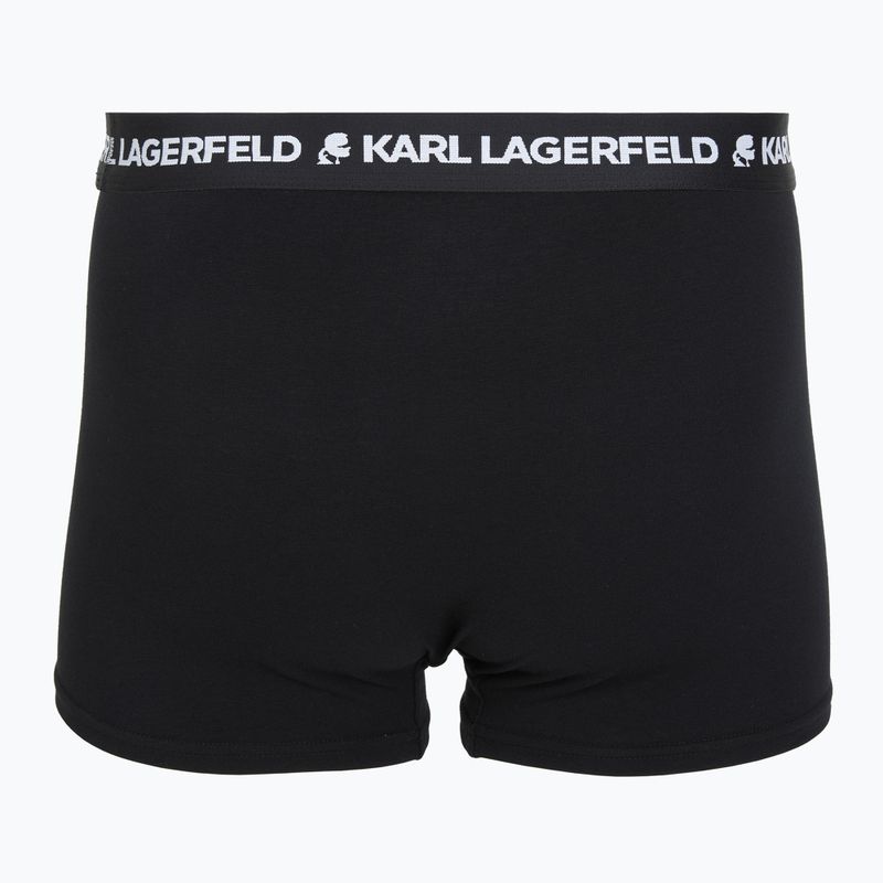 Boxer da uomo KARL LAGERFELD Logo Trunk 7 paia black 3