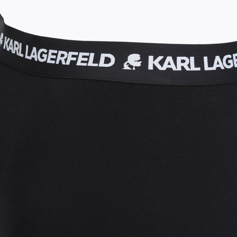 Boxer da uomo KARL LAGERFELD Logo Trunk 7 paia black 4