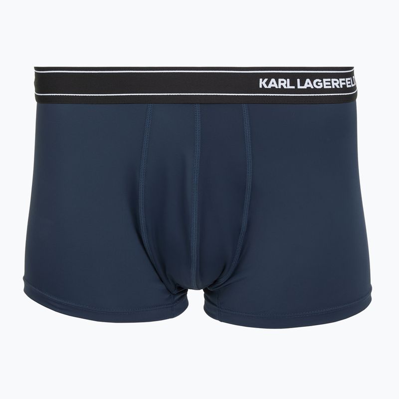 Boxer uomo KARL LAGERFELD Stripe Logo Micro Trunk 3 paia mood indigo 2