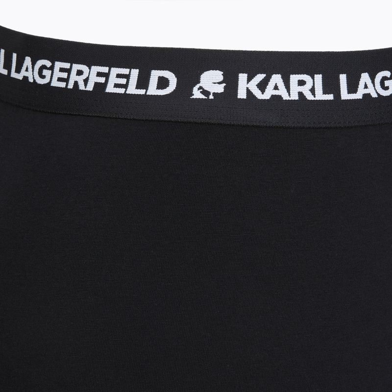 Boxer uomo KARL LAGERFELD Logo Trunk 5 paia black 4