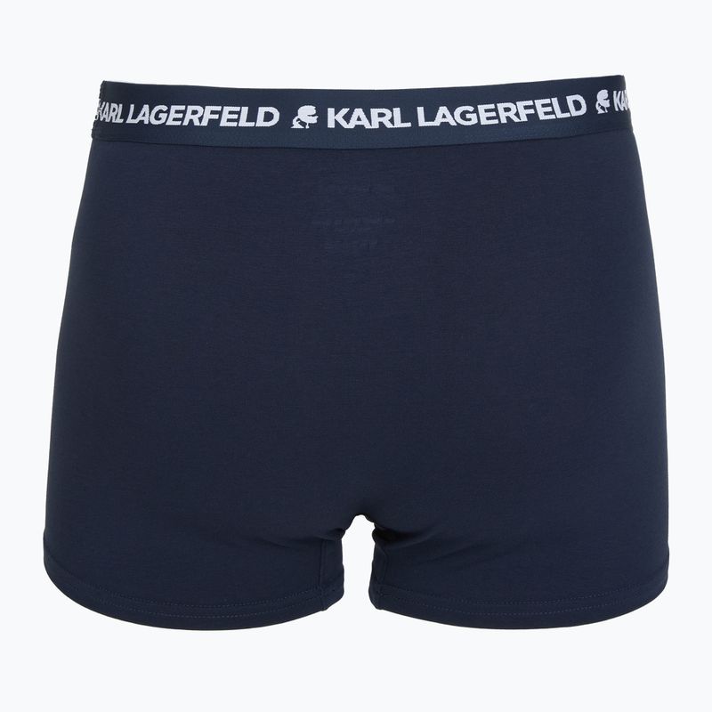 Boxer uomo KARL LAGERFELD Logo Trunk 3 paia navy 3
