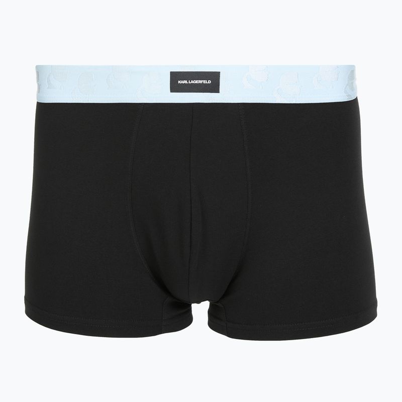 Boxer uomo KARL LAGERFELD Kameo Logo Trunk 3 paia midnight/clear sky/olive 2