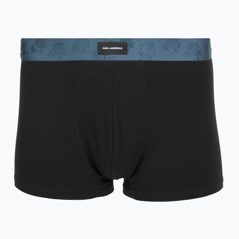 Boxer uomo KARL LAGERFELD Kameo Logo Trunk 3 paia midnight/clear sky/olive 3