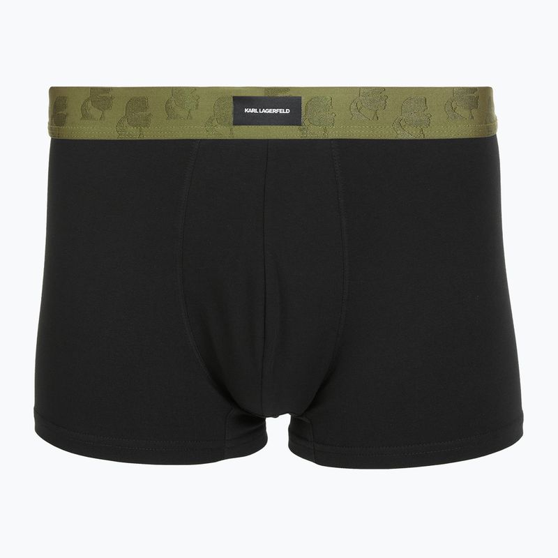 Boxer uomo KARL LAGERFELD Kameo Logo Trunk 3 paia midnight/clear sky/olive 4
