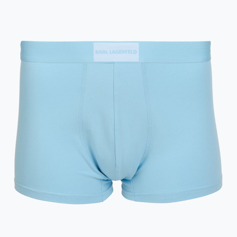 Boxer uomo KARL LAGERFELD Essential Logo Trunk 3 paia olive/clear sky/excalibur 2