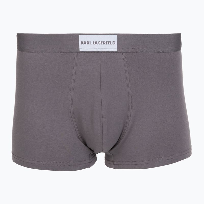 Boxer uomo KARL LAGERFELD Essential Logo Trunk 3 paia olive/clear sky/excalibur 3