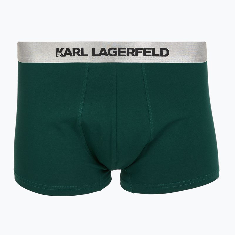 Boxer uomo KARL LAGERFELD Elastic Trunk 3 paia dark sea/black/blue 3