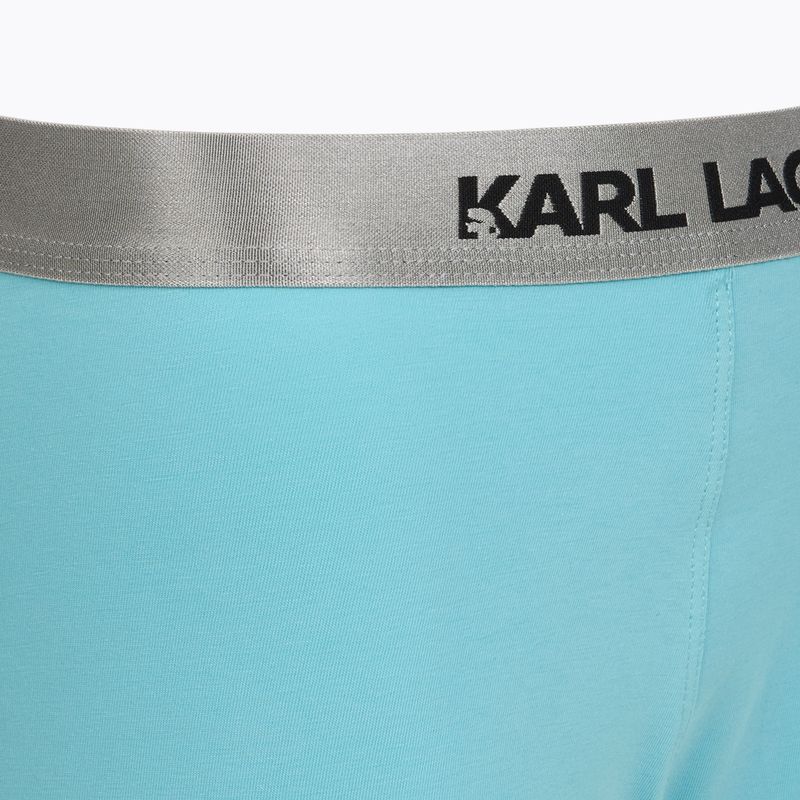 Boxer uomo KARL LAGERFELD Elastic Trunk 3 paia dark sea/black/blue 6