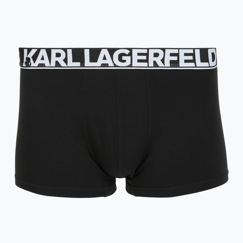 Boxer uomo KARL LAGERFELD Bold Elastic Trunk 3 paia windsor/black/ash 4