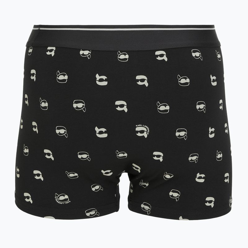 Set boxer e calzini da uomo KARL LAGERFELD Ikon Trunk aop karl dot black 3