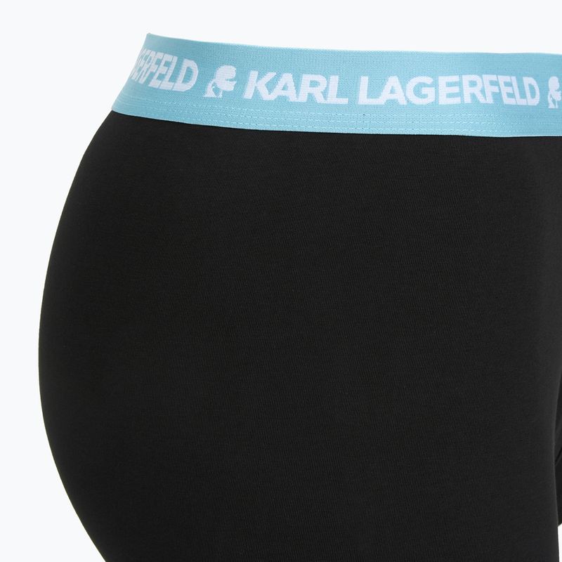Boxer uomo KARL LAGERFELD Logo Trunk Colorband 3 paia dark sea/indigo/blue 6
