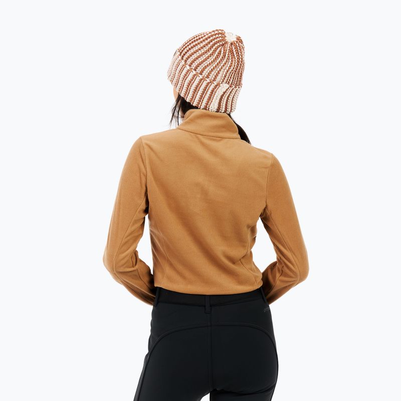 Felpa donna Protest PRTRemutez 1/4 Zip Active teddy brown 6