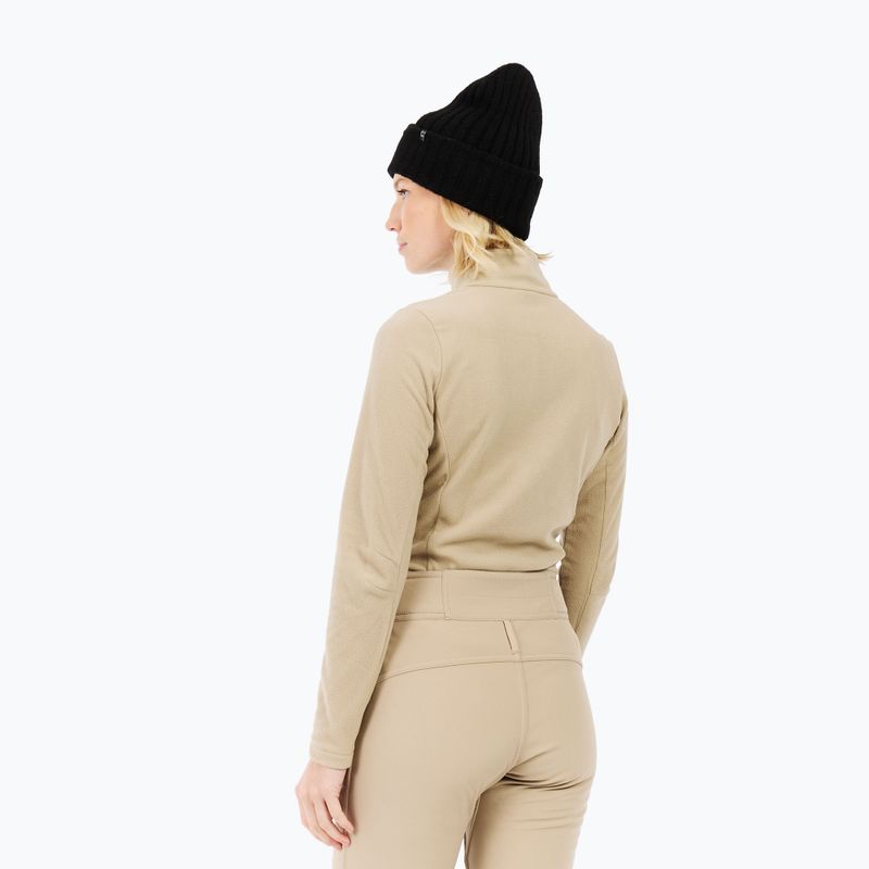 Felpa da donna Protest PRTRemutez 1/4 Zip Active bamboo beige 6