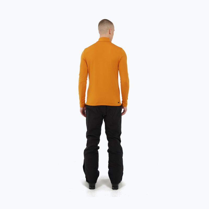 Felpa da uomo Protest Rewill 1/4 Zip Active caramel yellow 4