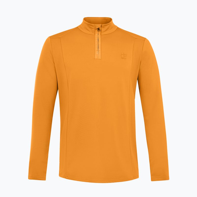 Felpa da uomo Protest Rewill 1/4 Zip Active caramel yellow 6