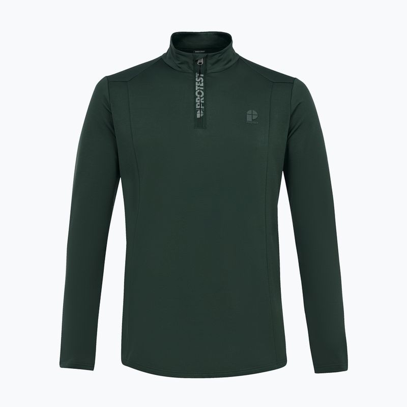 Felpa uomo Protest Rewill 1/4 Zip Active kale green 6