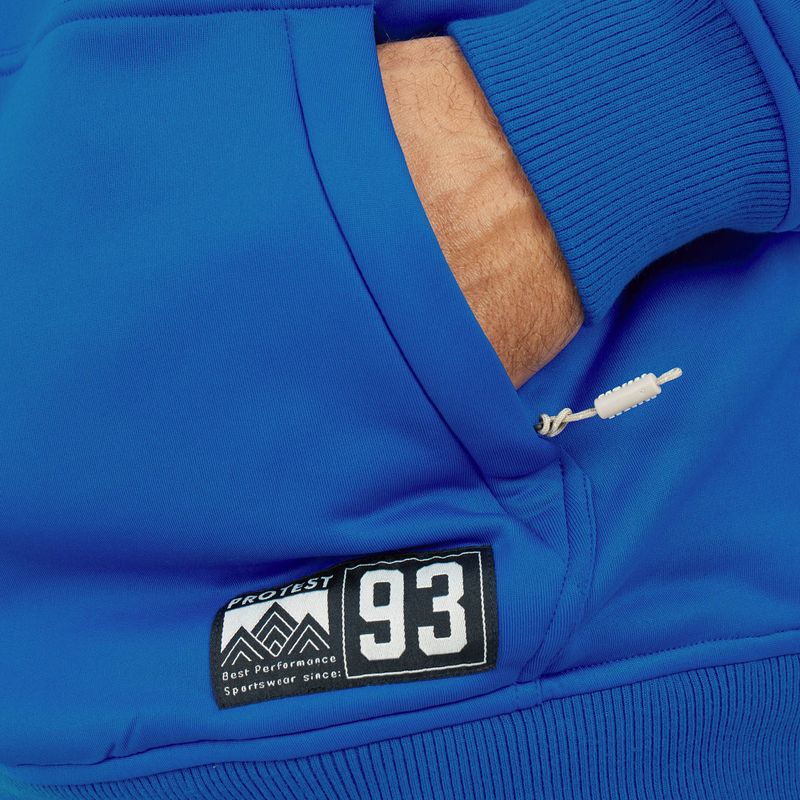 Felpa da uomo per snowboard Protest PRTIvo Outdoor Hoodie vibrant blue 6