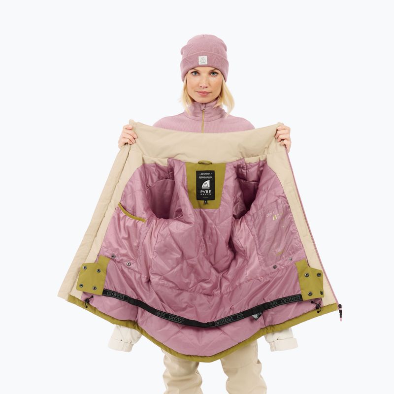 Giacca da snowboard donna Protest PRTSina willow green 8