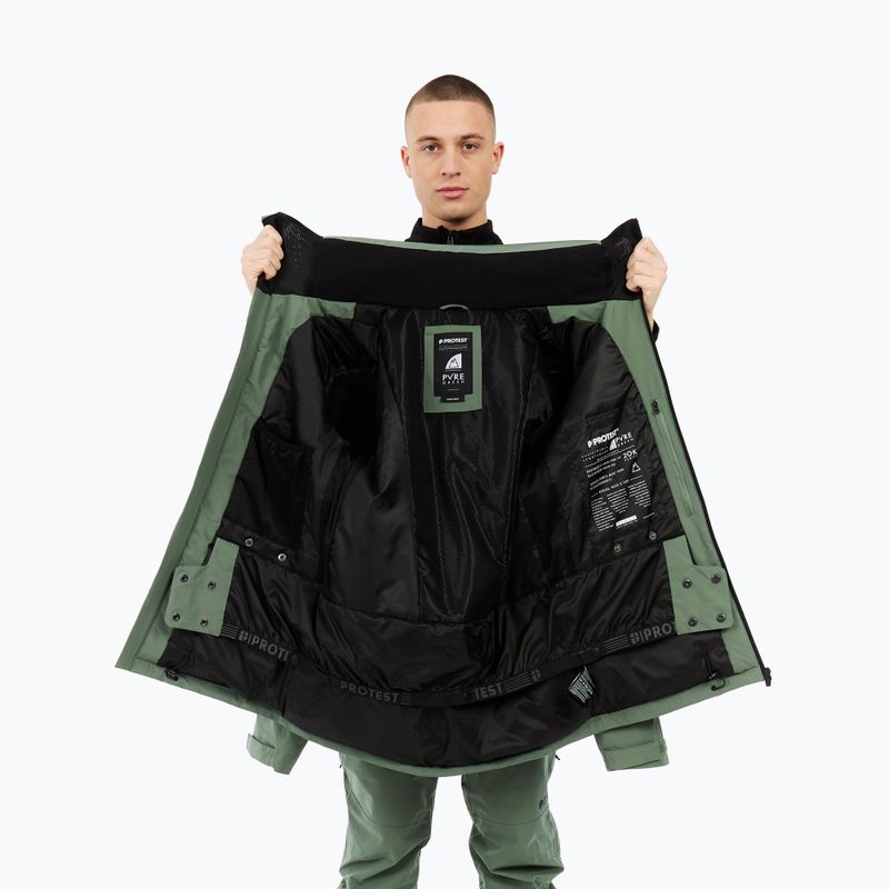 Giacca da snowboard uomo Protest PRTTimothy aspen green 8