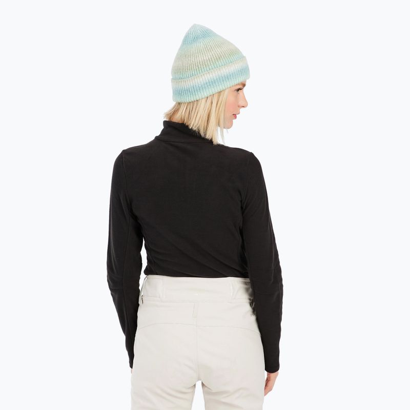 Felpa donna Protest PRTRemutez 1/4 Zip Active true black 3