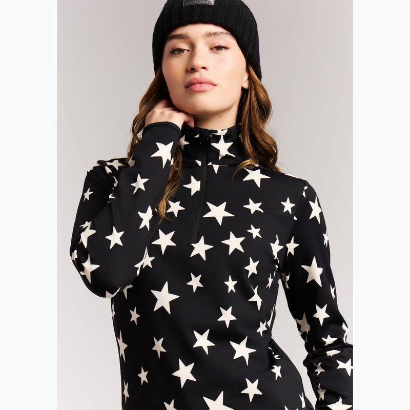 Pile donna Protest PRTSwana 1/4 Zip Active true black 4