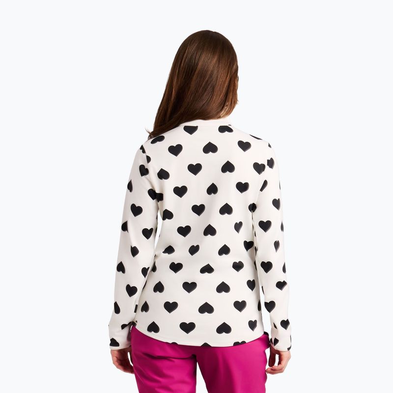 Pile donna Protest PRTSwana 1/4 Zip Active seashelloffwhite 4