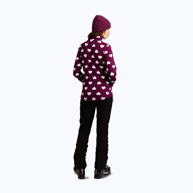 Pile donna Protest PRTSwana 1/4 Zip Active current purple 3