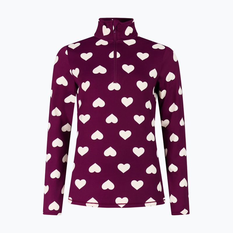 Pile donna Protest PRTSwana 1/4 Zip Active current purple 6