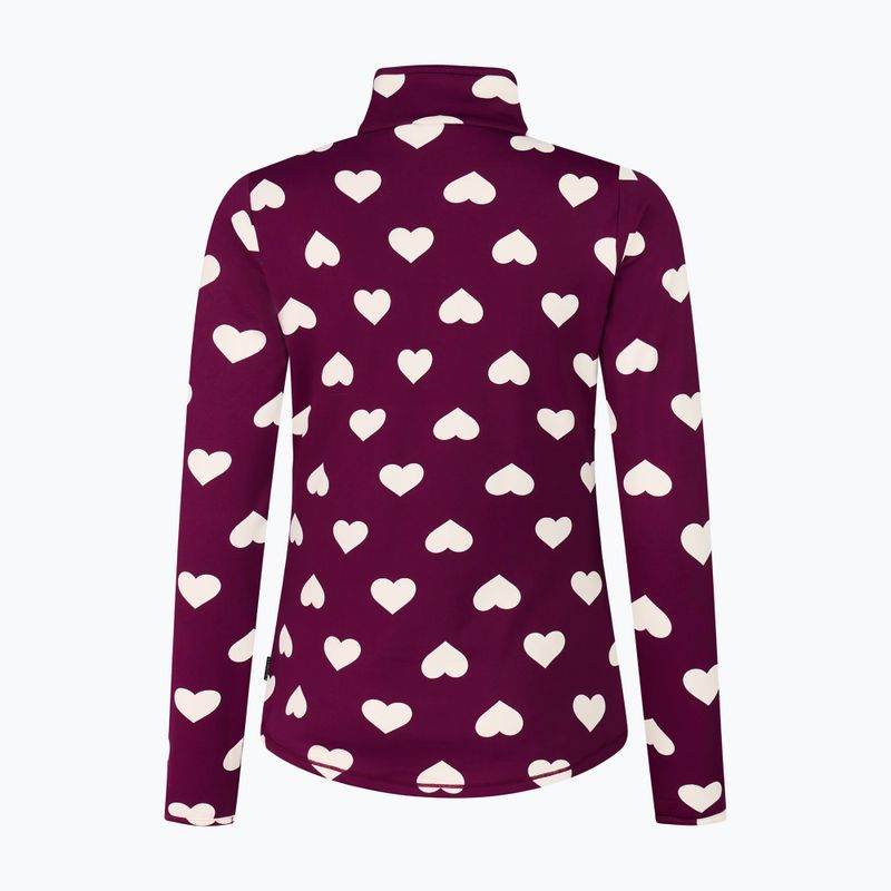 Pile donna Protest PRTSwana 1/4 Zip Active current purple 7