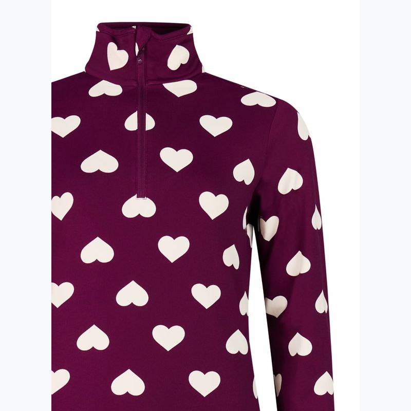 Pile donna Protest PRTSwana 1/4 Zip Active current purple 8