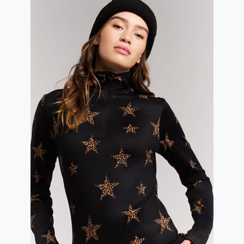 Pile donna Protest PRTSwana 1/4 Zip Active fudgecamel 4
