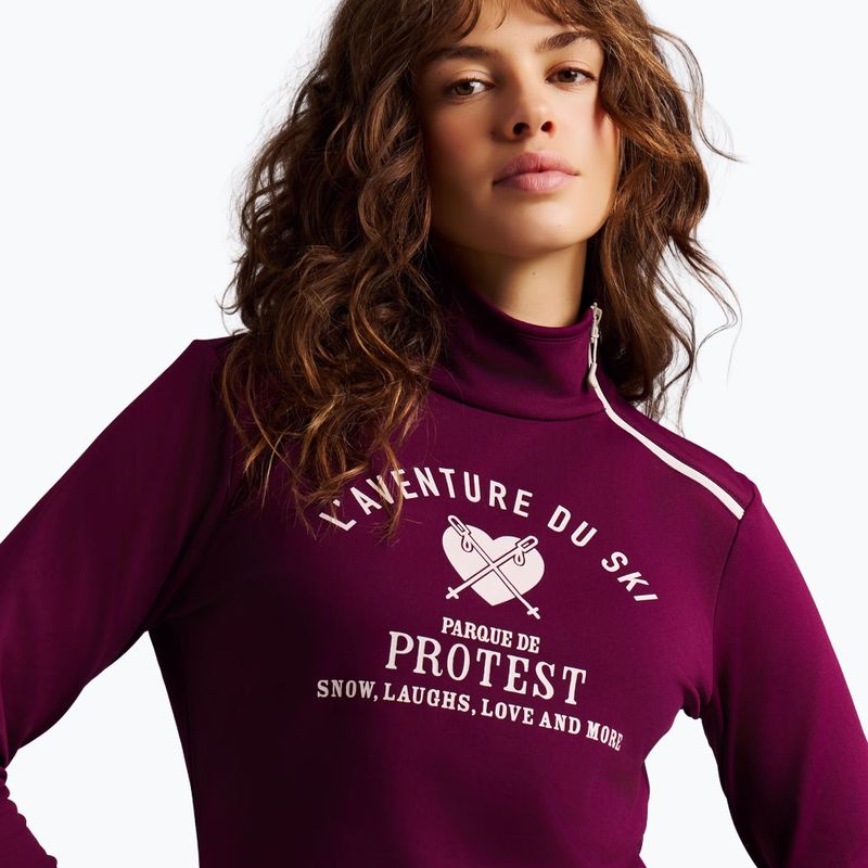 Longsleeve da donna Protest PRTHolker Active current purple 5