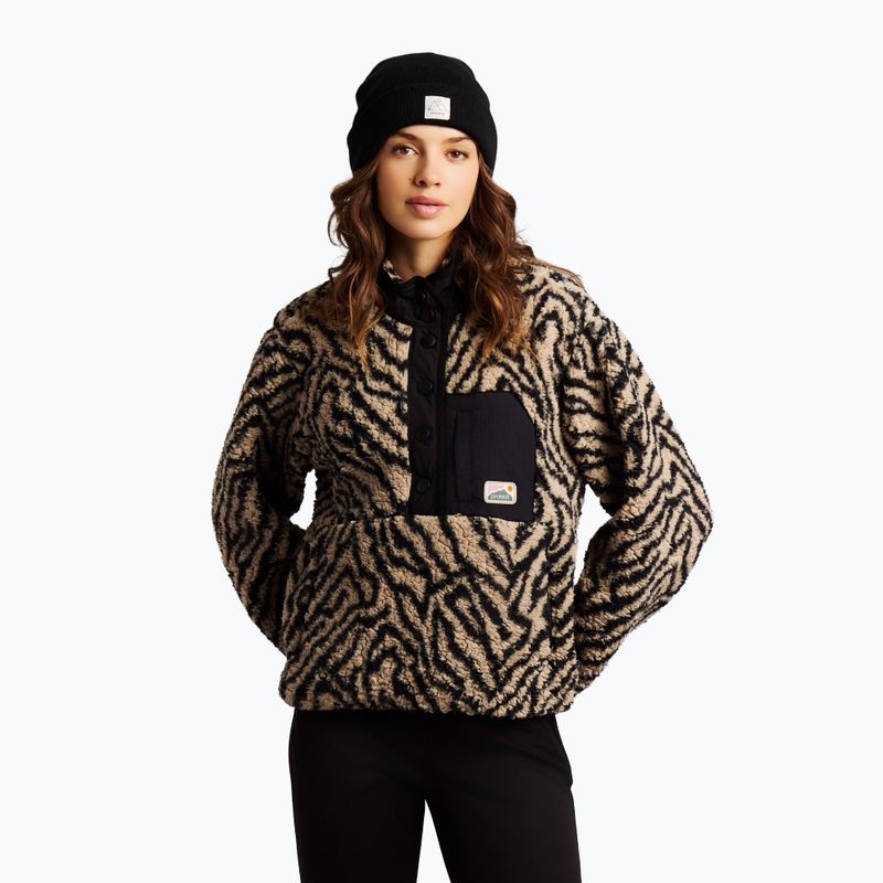 Pile donna Protest PRTJosey 1/4 Button bamboobeige