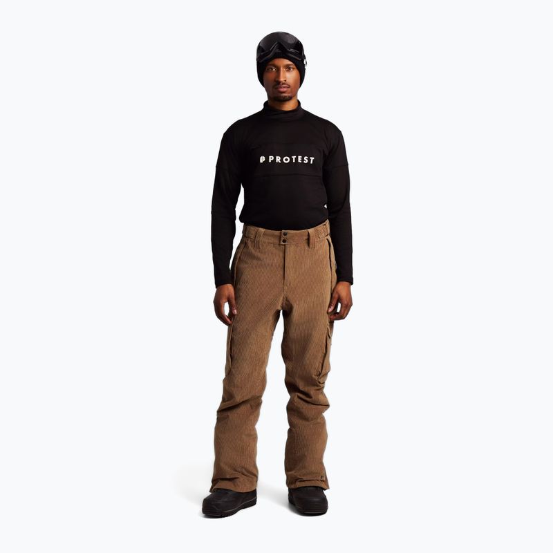 Pantaloni da snowboard da uomo Protest PRTJoss sandy brown 2