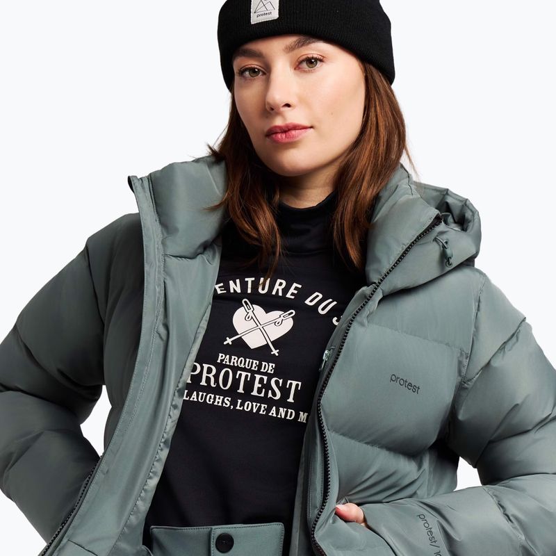 Tuta da sci da donna Protest PRTBuena Zipshift evergreen 6