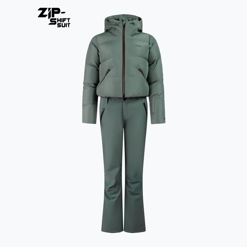 Tuta da sci da donna Protest PRTBuena Zipshift evergreen 7
