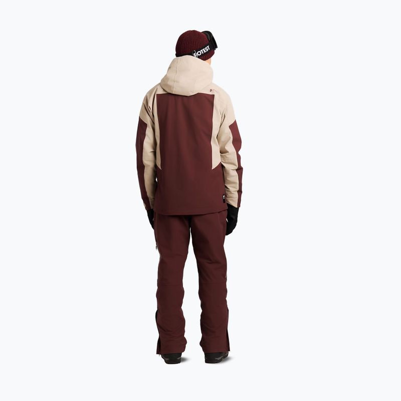 Giacca da snowboard uomo Protest PRTConnor pecanred 3
