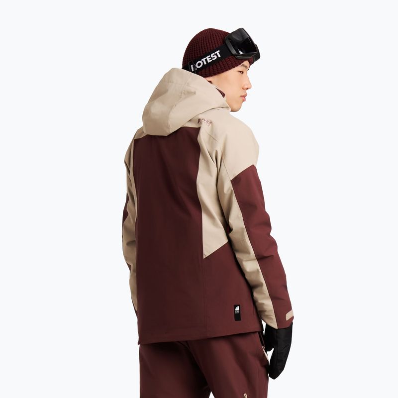 Giacca da snowboard uomo Protest PRTConnor pecanred 4