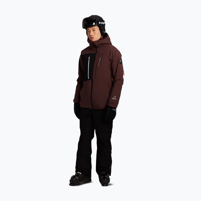 Giacca da snowboard uomo Protest PRTOffset pecanred 2