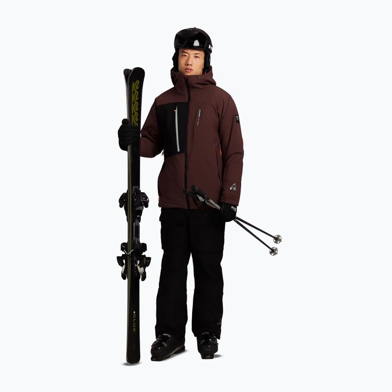 Giacca da snowboard uomo Protest PRTOffset pecanred 4