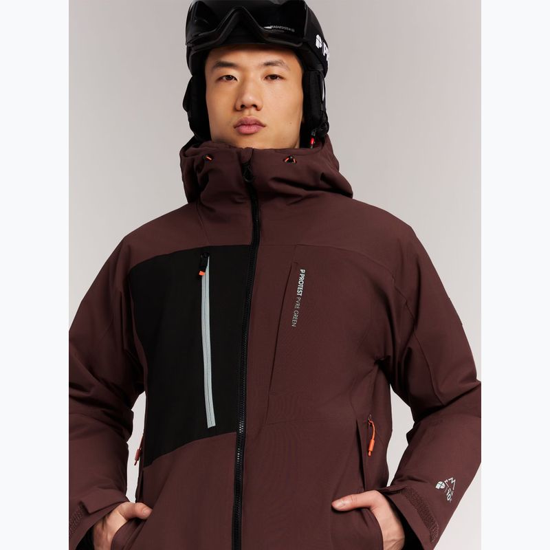 Giacca da snowboard uomo Protest PRTOffset pecanred 8