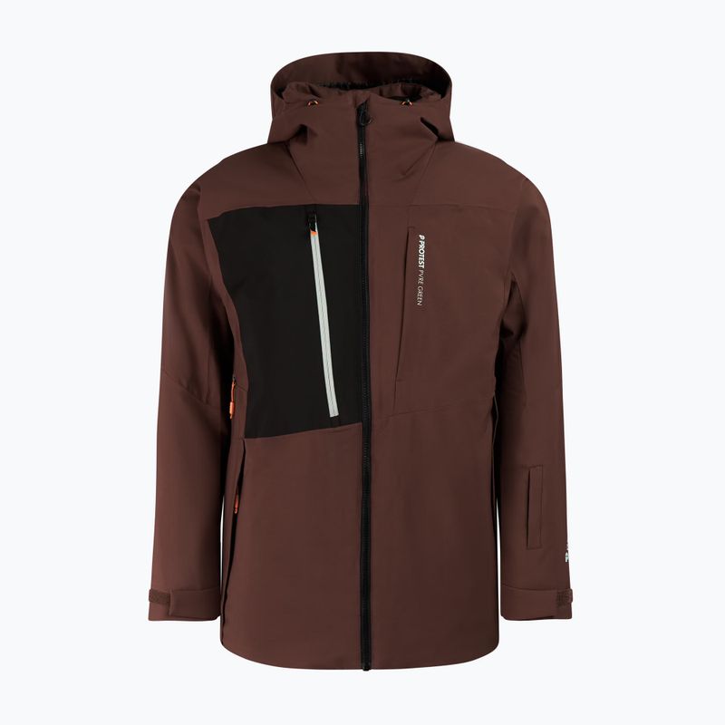Giacca da snowboard uomo Protest PRTOffset pecanred 10
