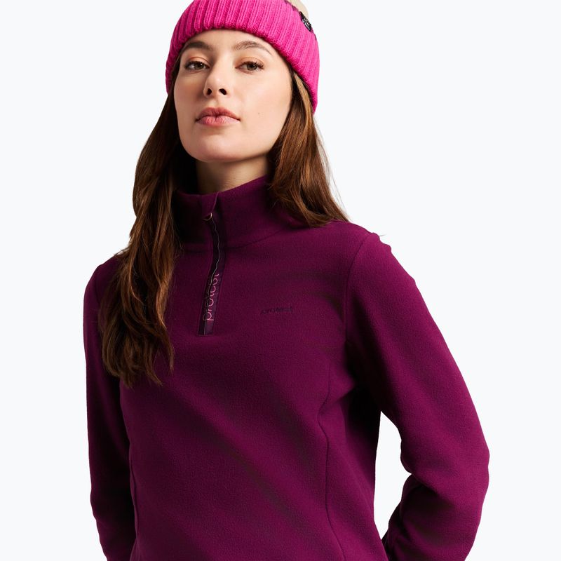 Pile donna Protest PRTRemutez 1/4 Zip Active current purple 4