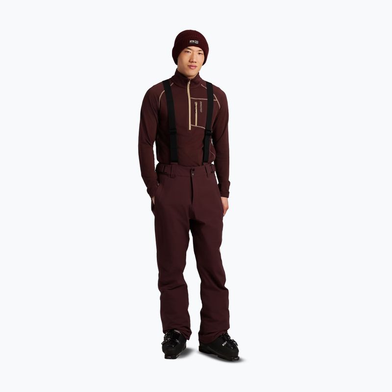 Pantaloni da snowboard da uomo Protest PRTMikado pecanred 2