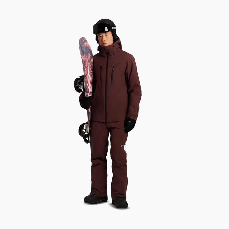 Giacca da snowboard uomo Protest Prttimothy pecanred 4