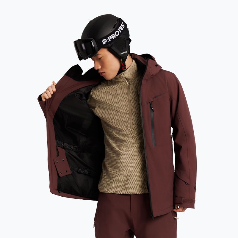 Giacca da snowboard uomo Protest Prttimothy pecanred 8